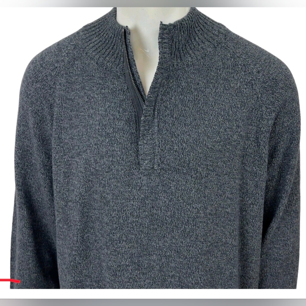 NWT Knit Pullover Sweater by Original Weatherproof Vintage 1/4 Zip- Sz XXL $80